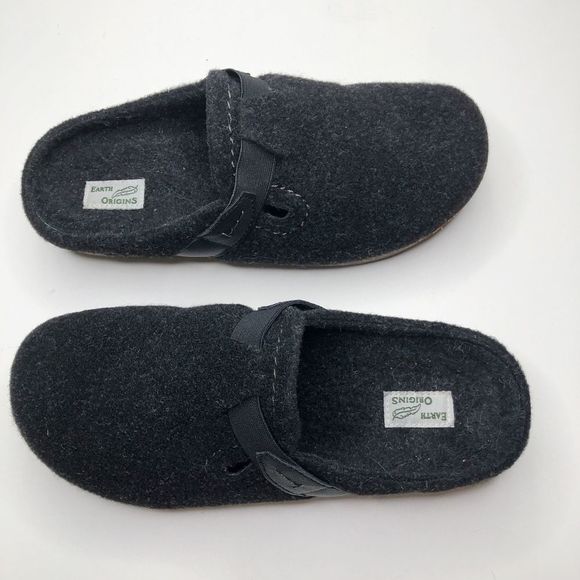 earth origins felt slip on clogs